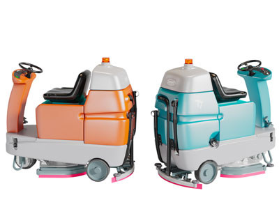 现代超市扫地机器人