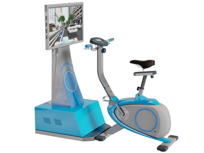 现代椭圆机健身器材3d模型 现代椭圆机健身器材