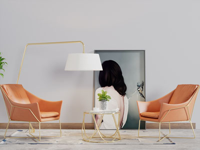 现代轻奢休闲椅子