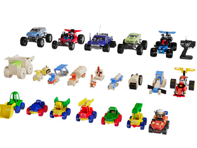 儿童汽车积木拼接玩具