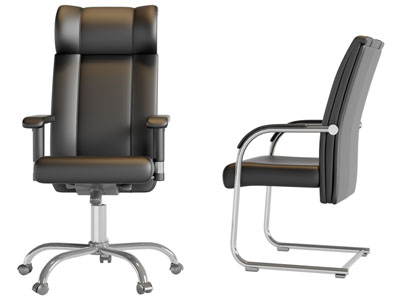 现代黑色办公椅子