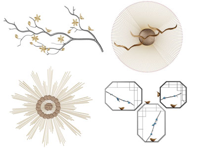 新中式墙饰挂件