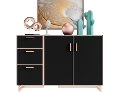 现代玄关柜边柜