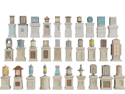 中式园林景观灯