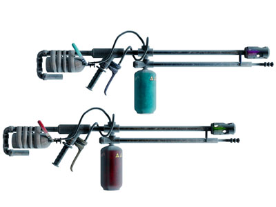 现代火焰喷射器工业设备3d模型 现代火焰喷射器工业设备