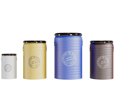 工业风油桶造型的坐墩