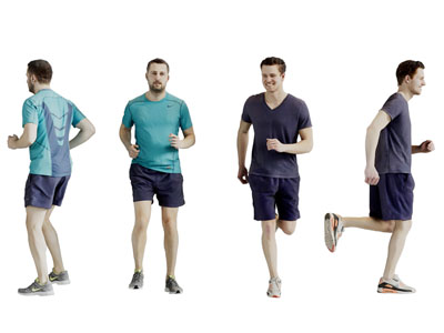 跑步的男人人物