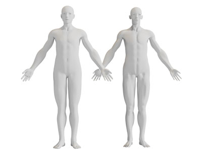 现代人体模特3d模型 现代人体模特
