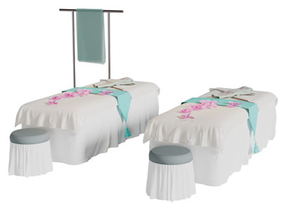 现代美容床按摩床