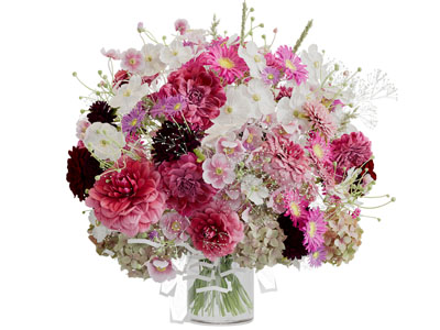 玻璃花瓶花卉3d模型 玻璃花瓶花卉