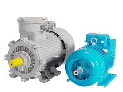 现代变频电机工业设备3d模型 现代变频电机工业设备