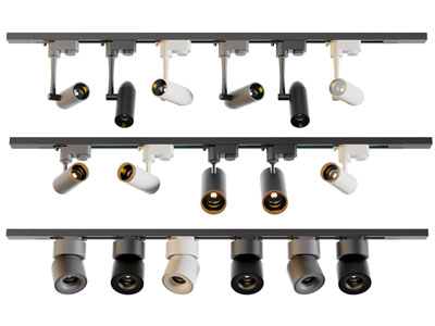 现代轨道灯筒灯射灯