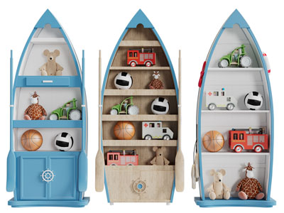 地中海木船造型的装饰柜