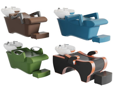 现代理发店洗发椅子