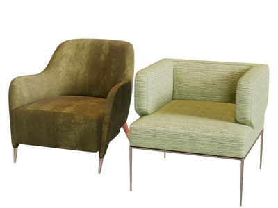 现代单人沙发3d模型 现代单人沙发