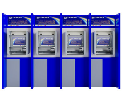 现代银行自助存取款机3d模型 现代银行自助存取款机