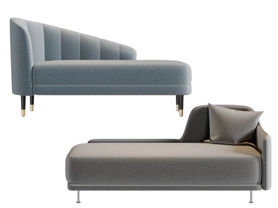 新中式美人塌贵妃椅