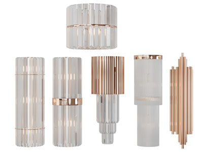 现代水晶玻璃壁灯