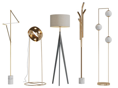 现代轻奢落地灯