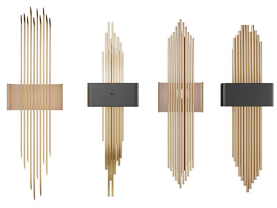 新中式管状壁灯