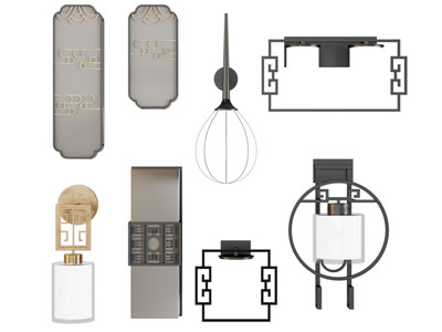 新中式装饰壁灯