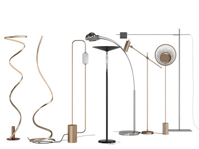 现代轻奢落地灯