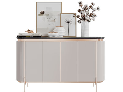 现代轻奢玄关柜边柜