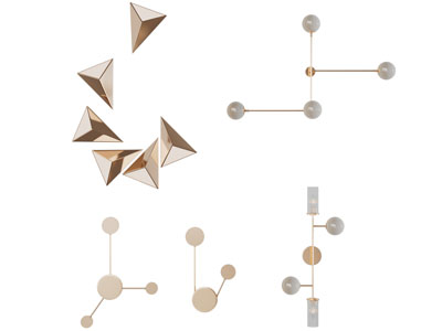 现代轻奢壁灯墙饰挂件