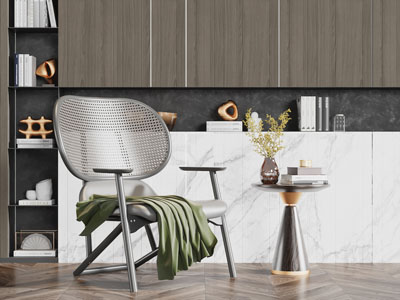 现代休闲椅子茶几组合