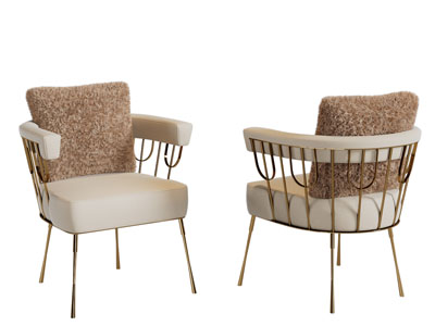 现代轻奢休闲椅子