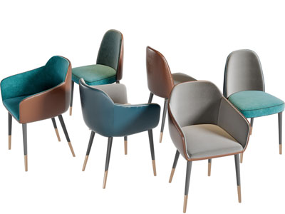 现代休闲椅子餐椅