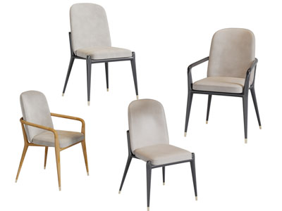 新中式餐椅休闲椅子