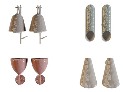 现代金属灯罩壁灯