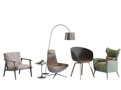 新中式休闲椅子