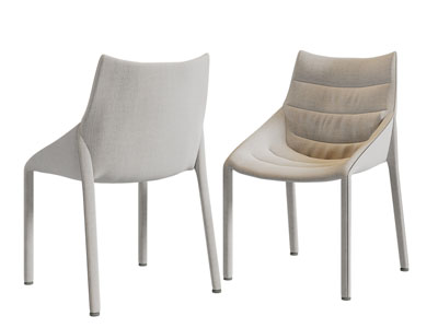 现代布艺餐椅