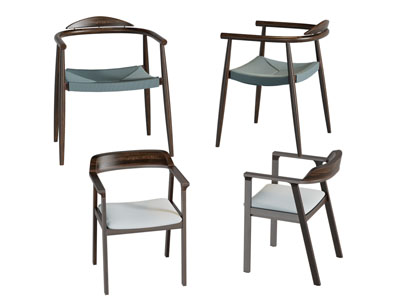 新中式实木休闲椅子