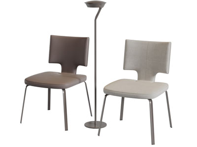 新中式休闲椅子落地灯