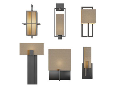 新中式方形灯罩壁灯