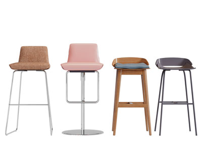 现代金属支架吧椅