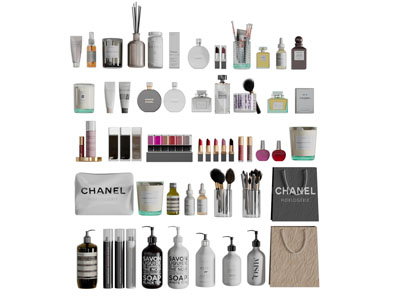 现代香水洗发水化妆品