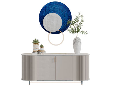 新中式玄关柜边柜