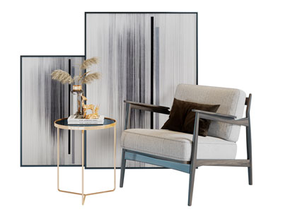 新中式休闲椅子