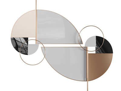 现代轻奢墙饰挂件