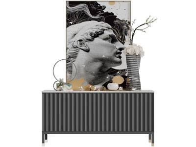 现代玄关柜边柜