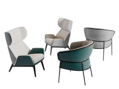 新中式休闲椅子