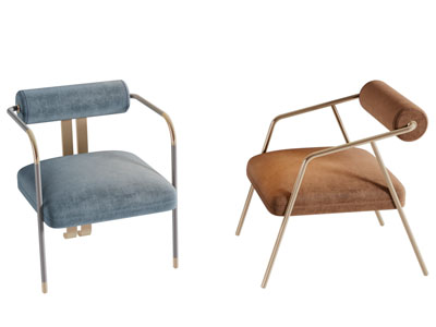 现代轻奢休闲椅子