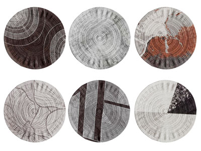 现代圆形地毯3d模型 现代圆形地毯