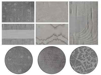 新中式圆形长方形地毯3d模型 新中式圆形长方形地毯