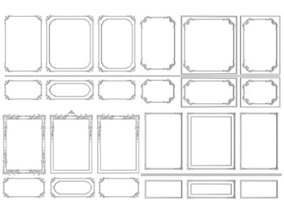欧式石膏角线护墙板