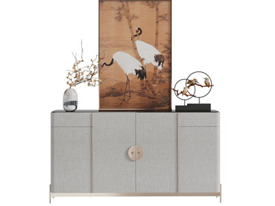 新中式玄关柜边柜